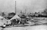 Tent village during the Korean War